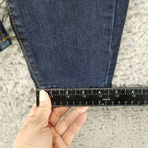 Old Navy Jeans Womens 6 Blue Rockstar Stretch Denim Ankle Skinny - Picture 7 of 10